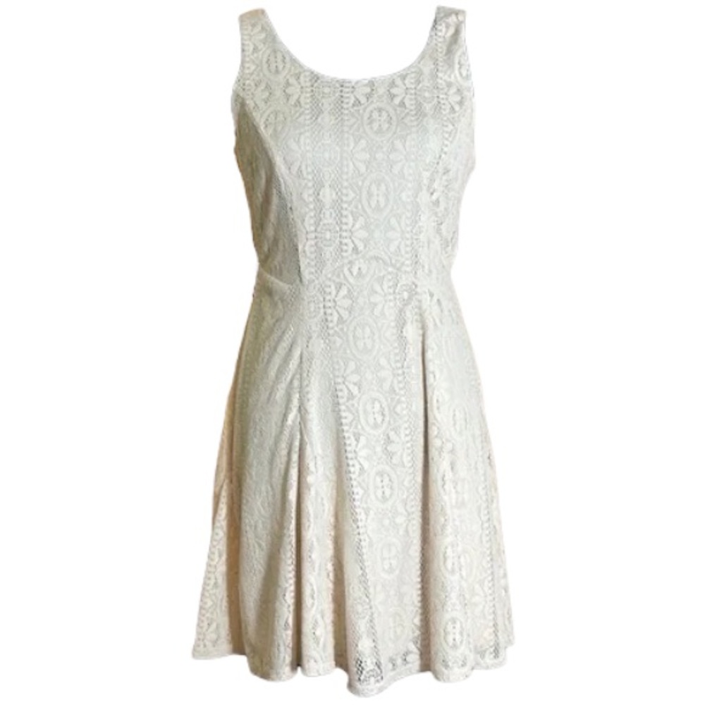 Maurice’s cream lace crochet dress 3XL NWOT